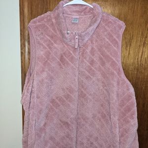 Women's soft pink vest